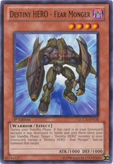 Destiny HERO - Fear Monger | LCGX-EN130